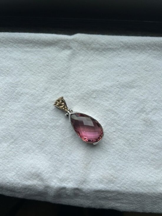 Kate King Jewelry - Kate King High Priestess Mystic Quartz Pendant Sterling Silver & Gold